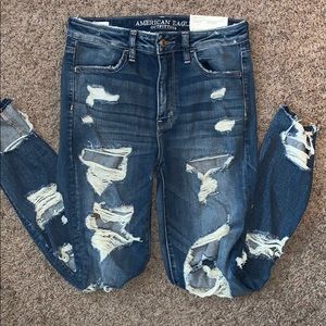 American Eagle super stretch super hi-rise jegging